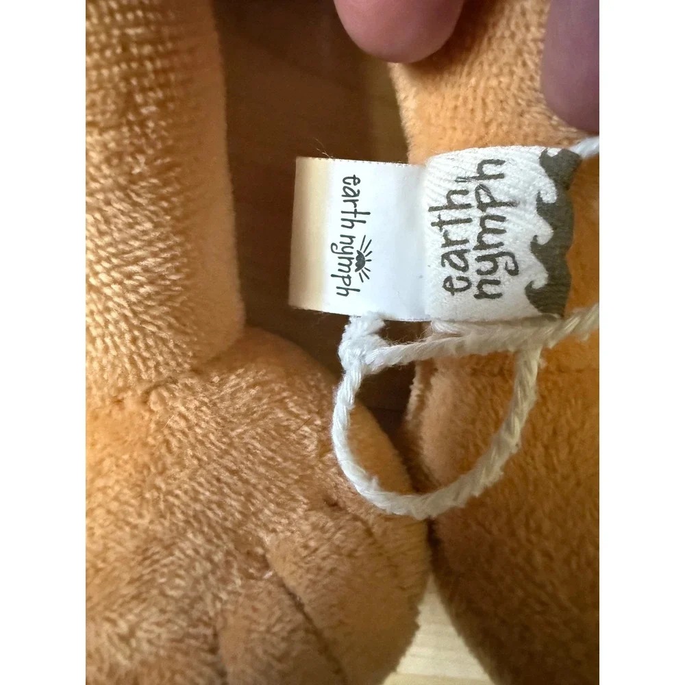 EARTH NYMPH PLUSH DOLL FIGURE LANI HAWAIIAN BLACK YARN HAIR TAN‎ HULA GIRL TOY